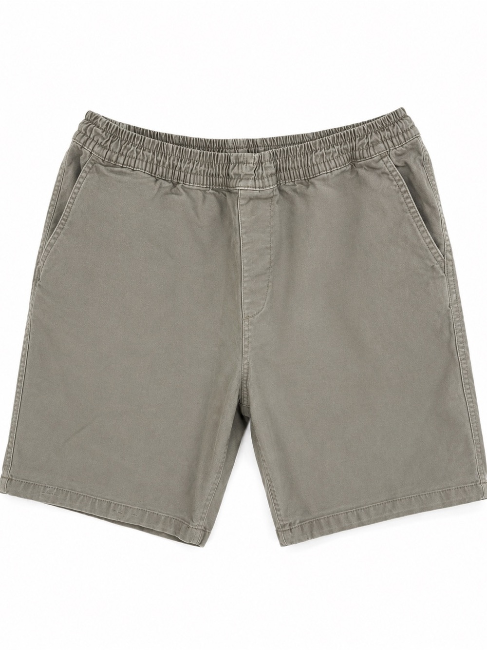 KOLBY Spring Break Grey Cotton Pull-On Utility Shorts Size M
